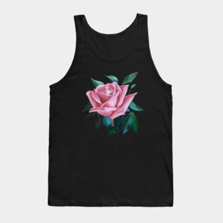 Pink Rose 2 painting (no background) Tank Top